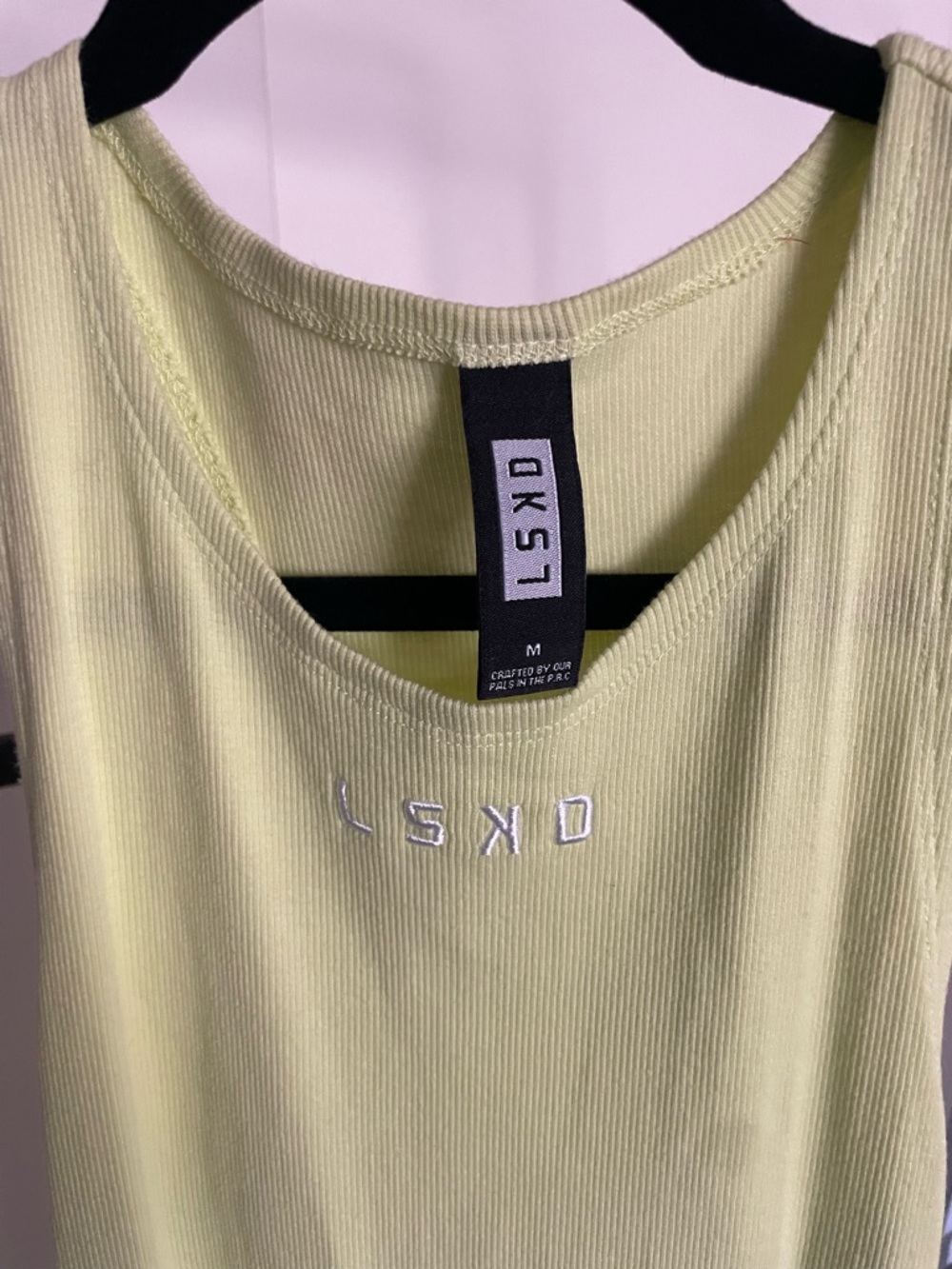 LSKD Lime Green Bodycon dress Size M